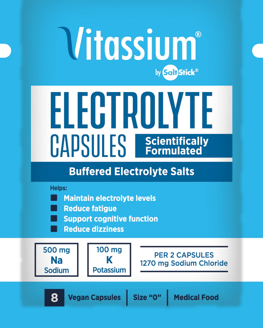 SaltStick Nutrition Supplement Vitassium Capsules