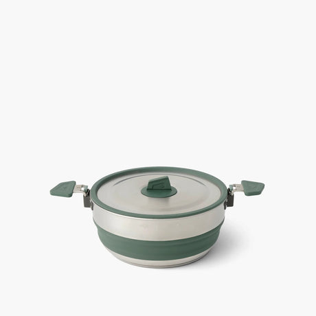 Sea to Summit Camping Pots 3L Detour Stainless Steel Collapsible Pot ACK026021-402002