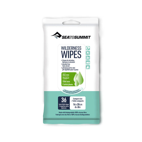 Sea to Summit Cleaning Wipes 36 Pack Wilderness Wipes AHY4192-00121002