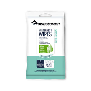 Sea to Summit Cleaning Wipes 8 Pack Wilderness Wipes AWWXL