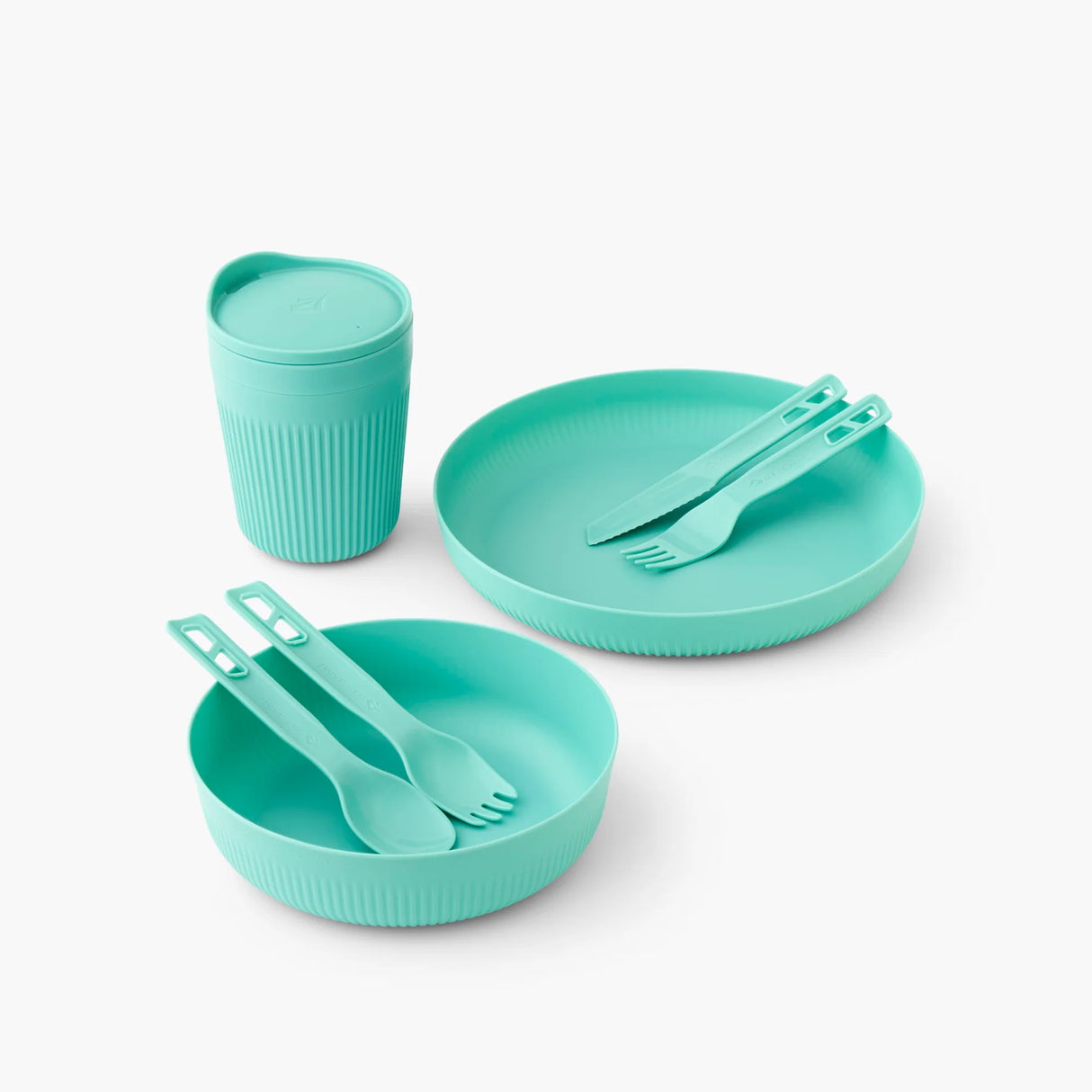 Sea to Summit Dinnerware Set Aqua Sea Passage Dinnerware Set (7 Piece) ACK037051-120219