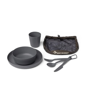 Sea to Summit Dinnerware Set Camp Dinnerware Set w/ Mesh Sack - [6 Piece]