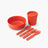 Sea to Summit Dinnerware Set Spicy Orange Passage Dinnerware Set (6 Piece) ACK037051-120816