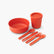 Sea to Summit Dinnerware Set Spicy Orange Passage Dinnerware Set (6 Piece) ACK037051-120816