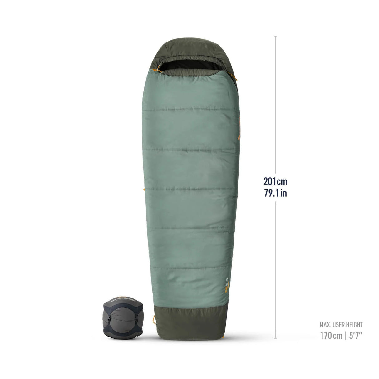 Sea to Summit Sleeping Bag Short / -9C|15F Boab Synthetic Sleeping Bag ASL043121-282006