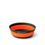 Sea to Summit Frontier UL Collapsible Bowl Medium in Puffin's Bill orange, expanded