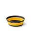 Sea to Summit Frontier UL Collapsible Bowl Medium in Sulphur yellow, expanded