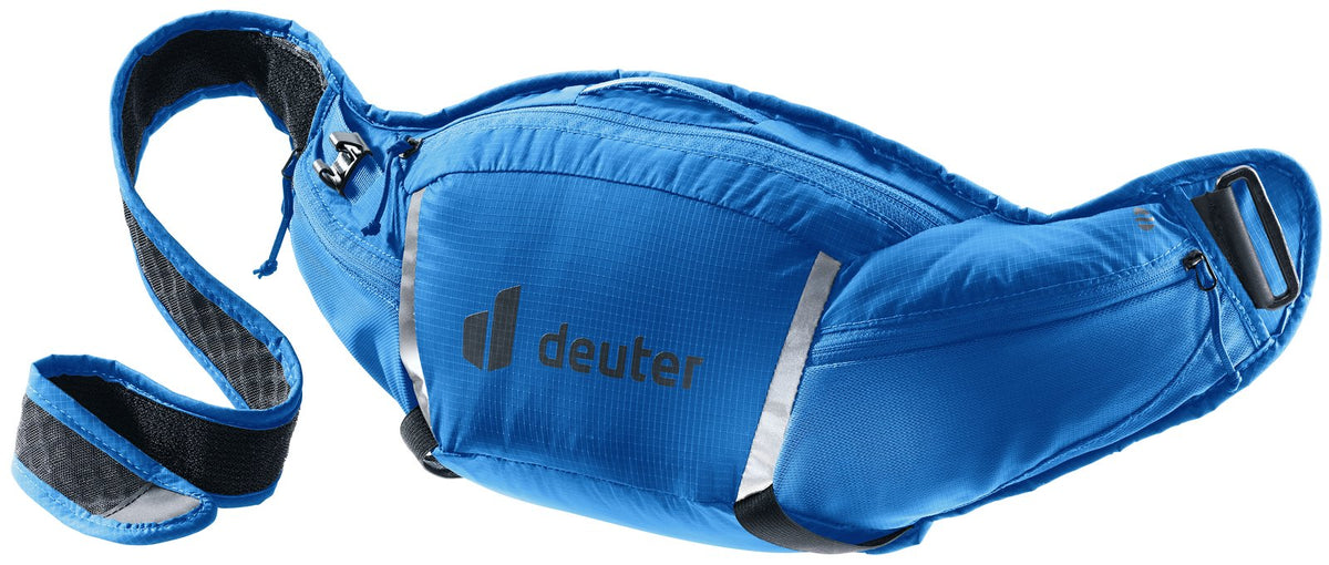 Deuter Shortrail III in Neptune, bright blue running hip bag