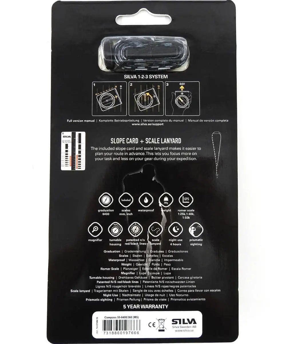 Silva Compass Compass 55-6400/360 MS SV37586-15