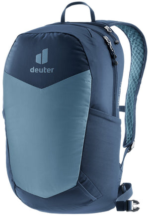 Deuter Speed Lite 13 in Atlantic Ink, two-tone blue front three-quarter view