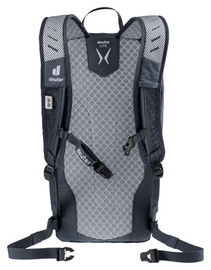Back of the Deuter Speed Lite 13 showing the Lite back padding and perforated shoulder straps