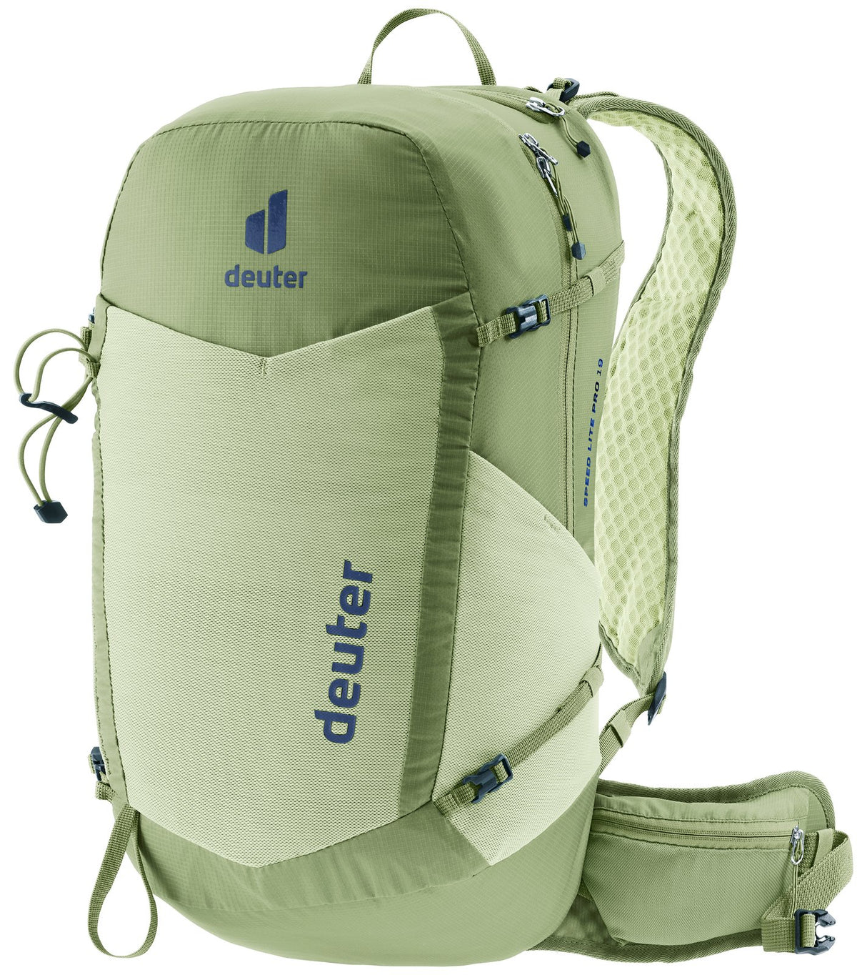 Deuter Speed Lite Pro 19 in Mineral Grove, two-tone sage and lime green pack