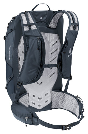 Deuter Speed Lite Pro 25 harness from the front with shoulder strap pockets