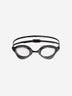 Front view of the Clear Black Orca Killa Performance goggles with clear lenses