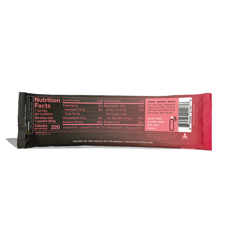 Tailwind Nutrition Sports Drinks Fava Recovery Mix