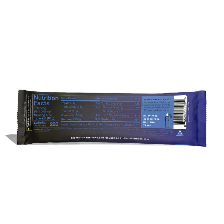 Tailwind Nutrition Sports Drinks Fava Recovery Mix