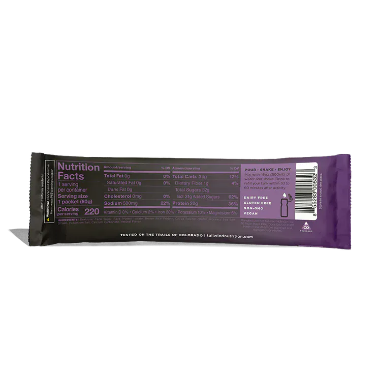 Tailwind Nutrition Sports Drinks Fava Recovery Mix