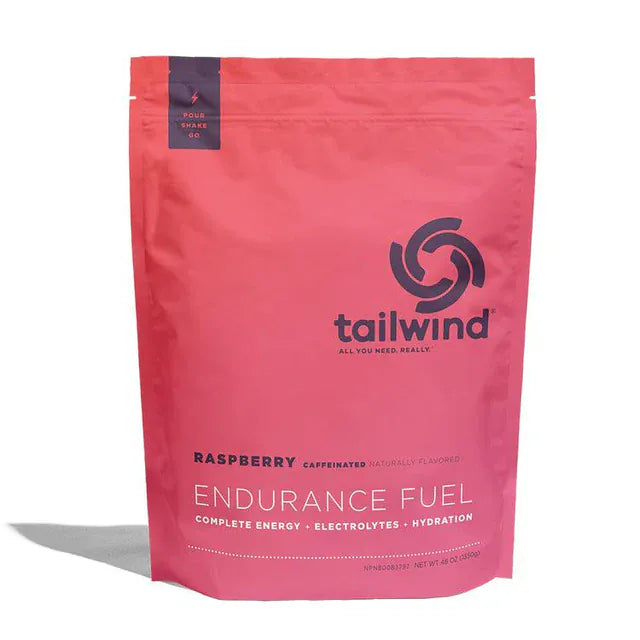 Tailwind Nutrition Sports Drinks Large (50 servings) / Raspberry - Caffeinated Endurance Fuel Drink Mix EF RC 50 SERVE