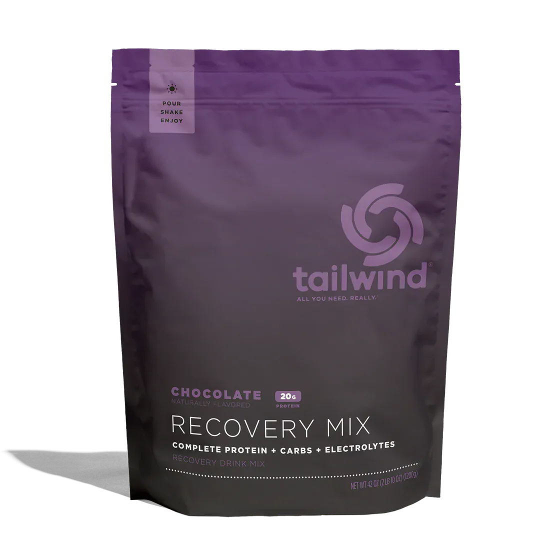 Tailwind Nutrition Sports Drinks Medium (20 servings) / Chocolate Fava Recovery Mix FAVA RM C- 20G 20 SERVE