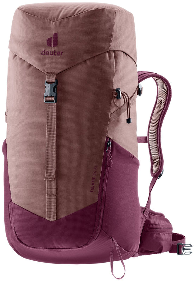 Deuter Telatie 24 SL in Ashrose Cassis, dusty pink and plum daypack
