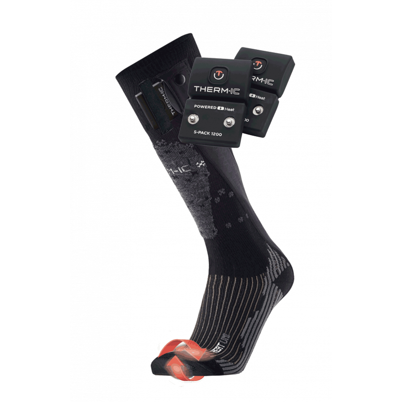 Therm-ic Heated Socks Heat Fusion Uni + S-pack 1200