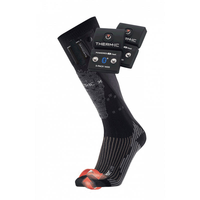 Therm-ic Heated Socks Heat Fusion Uni + S-pack 1400 BT