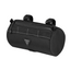 Topeak Tubular Barbag Slim in black, cylindrical handlebar bag with two top straps and reflective stitching