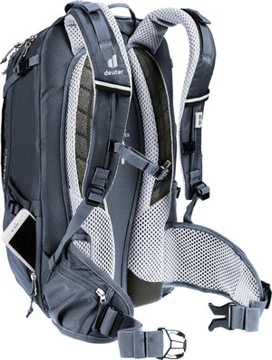 Deuter Trans Alpine 24 angled rear view of the Airstripes back