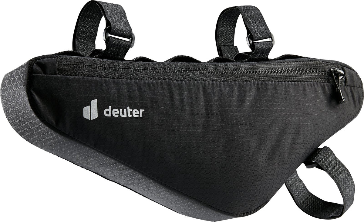 Deuter Triangle Front Bag 1.5 in Black, slim triangular frame bag with three straps