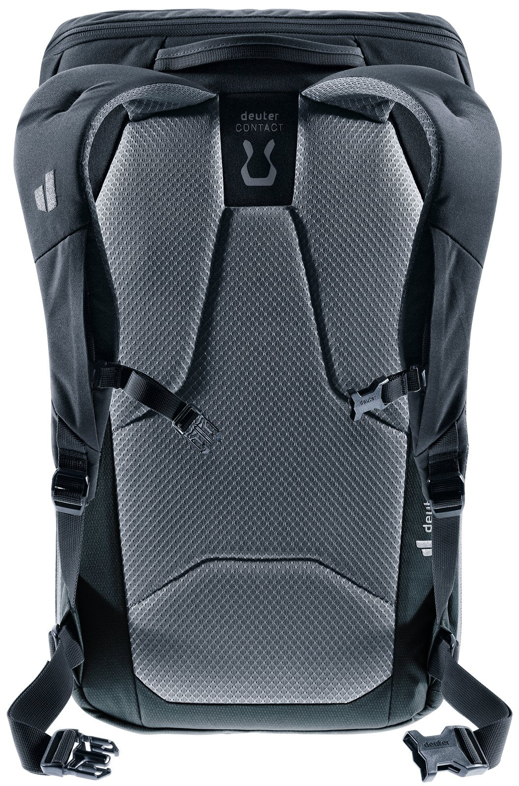 Back of the Deuter UP Stockholm showing the padded Contact back panel