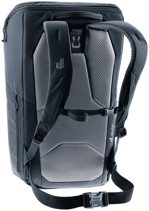 Deuter UP Stockholm rear three-quarter view with the waist belt clipped