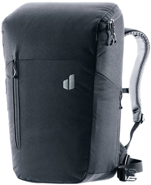 Deuter UP Stockholm everyday backpack in Black, front three-quarter view