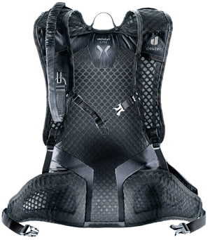 Back of the Deuter Updays 20 showing the Lite back mesh and padded hip fins