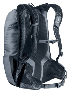 Deuter Updays 20 rear three-quarter view of the shoulder straps and hip fins