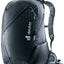 Deuter Updays 26 ski touring backpack in Black, front three-quarter view