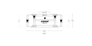 USWE Bicycle Barbag Handlebar Roll-Top Bag + Holster Bikepacking Bag US200067001