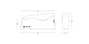 USWE Frame Pack Top Tube Bikepacking Bag