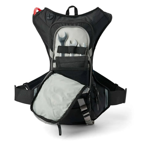 USWE Hydration Pack Bike Black/Gray Moto Hydro 8L XTR Dirt Biking Hydration Pack US5208085001
