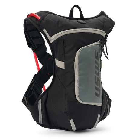 USWE Hydration Pack Black/Grey Raw 4L Dirt Biking Hydration US2043401
