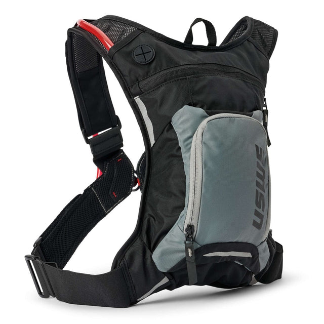 USWE Hydration Pack Black Raw 3L Adventure Fit Dirt Biking Hydration Pack US203059001