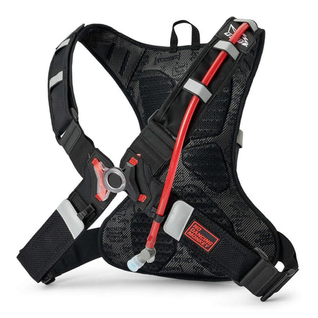 USWE Hydration Pack Black Raw 4L Adventure Fit Dirt Biking Hydration Pack US204059001