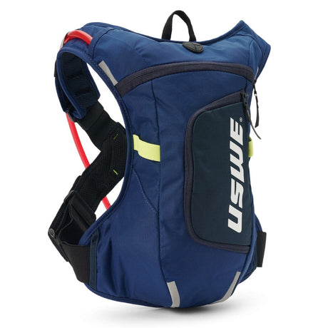 USWE Hydration Pack Blue Raw 4L Dirt Biking Hydration US2043439