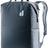 Deuter Vista city backpack in Black, front three-quarter view with tote handles