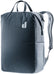 Deuter Vista city backpack in Black, front three-quarter view with tote handles