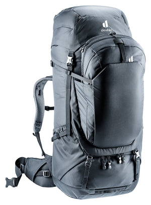 Deuter Voyager 60+10 SL front three-quarter view of the main pack and daypack
