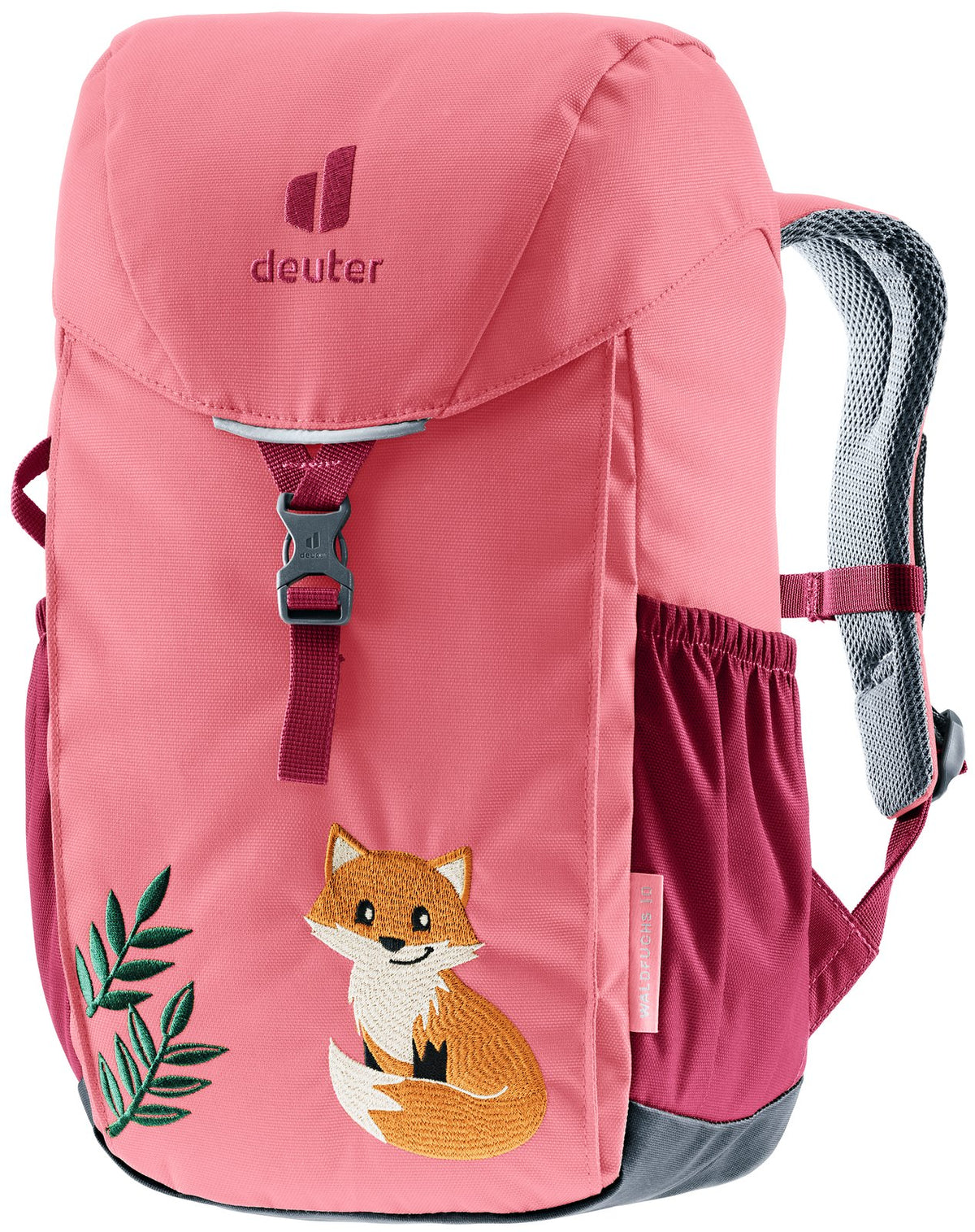 Deuter Waldfuchs 10 in Dahlia Raspberry, pink with a fox print