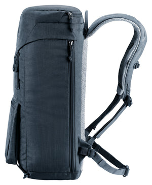 Deuter Walker 24 side view showing the zipped side access to the laptop compartment