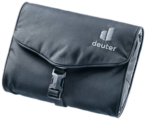 Deuter Wash Bag I toiletry bag in Black, folded closed with buckle