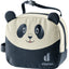 Deuter Wash Bag Kids in Black Bone, cream and black toiletry bag with a panda face