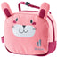 Deuter Wash Bag Kids in Blossom Raspberry, pink toiletry bag with a bunny face and ears